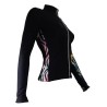 Eiskunstlauf Jacke Thuono Animal schwarz